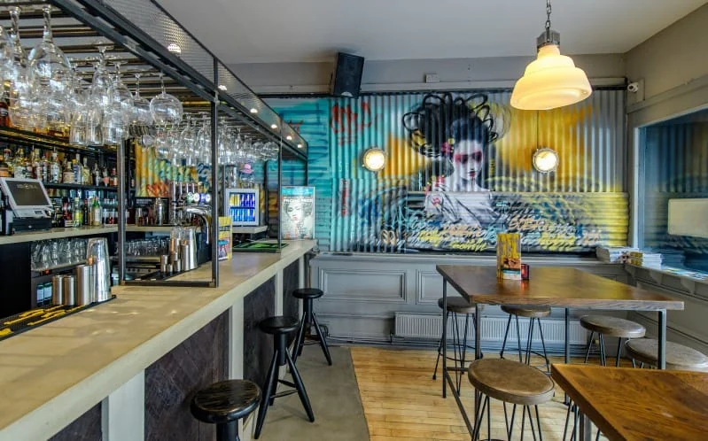 Café interior featured by SteamPunk Fit Out