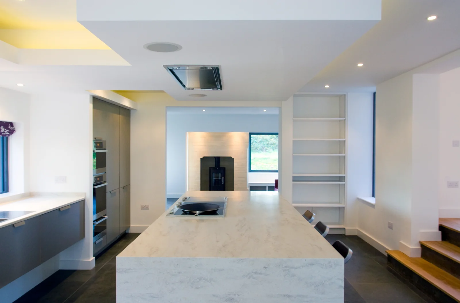Kitchen and dining interior at October House