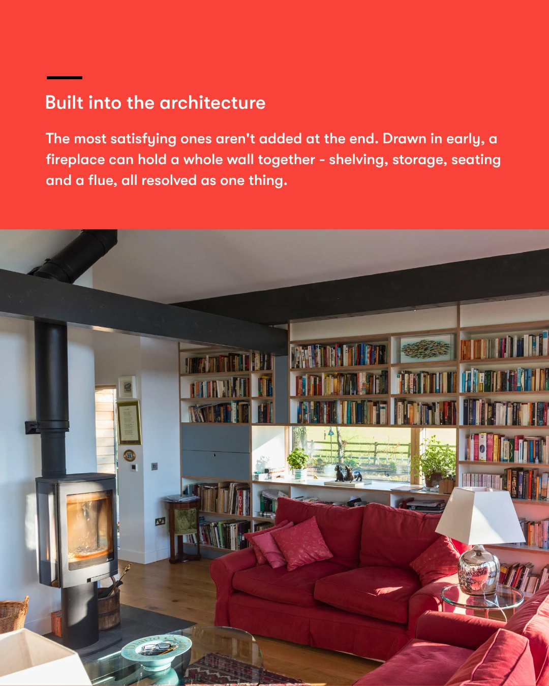 Showing how a room comes together — original hayward smart architects marketing artwork