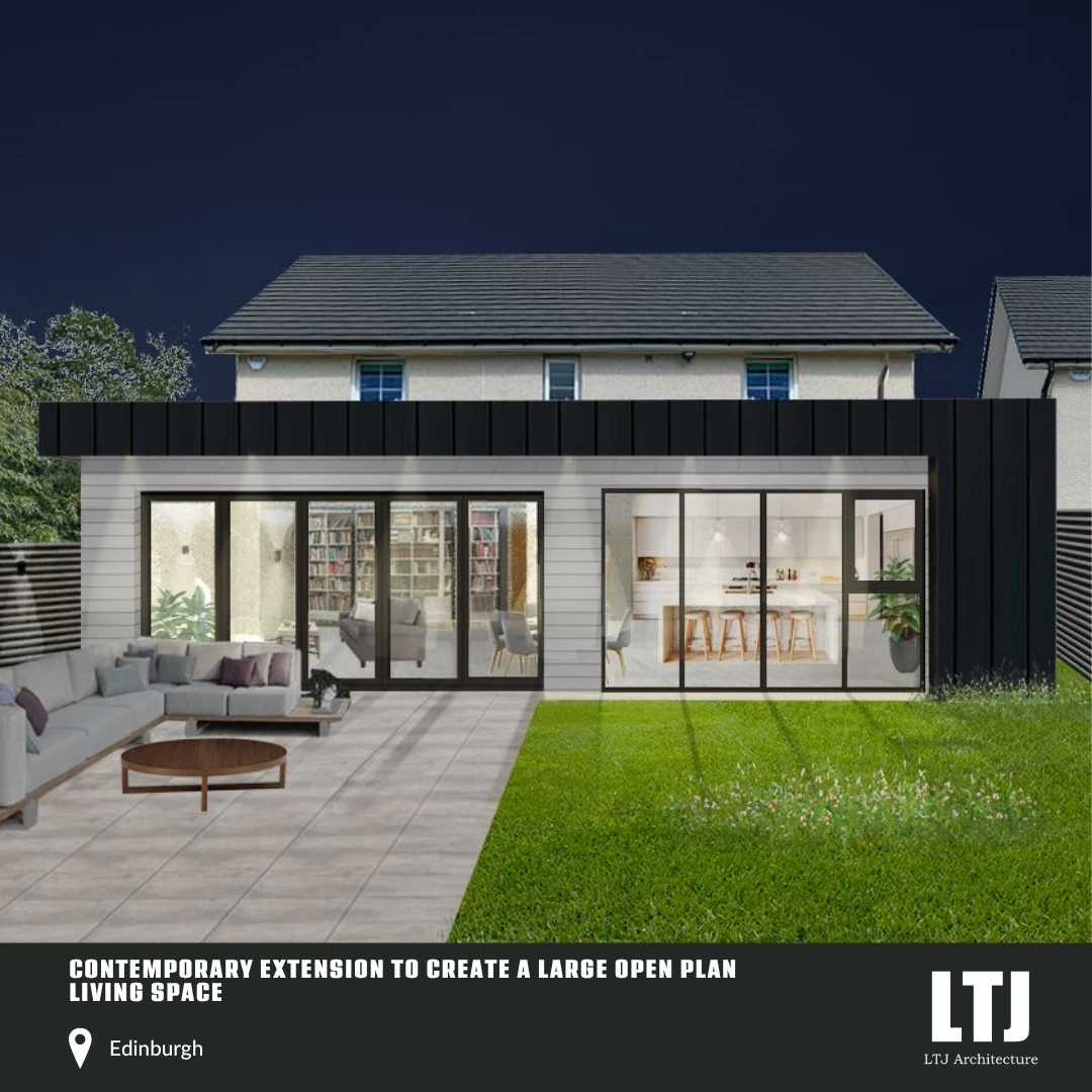 LTJ Architecture / Edinburgh extension social post