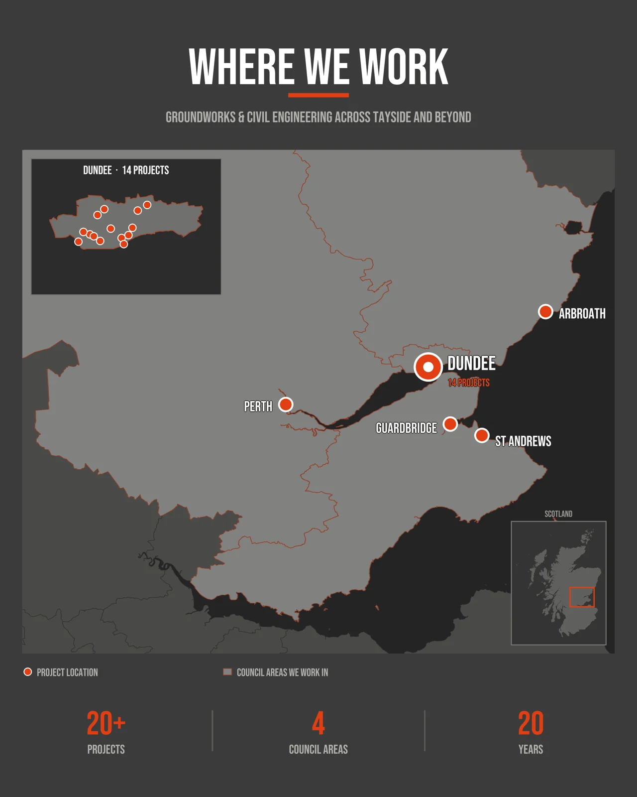 SDB Contracts geographic coverage social artwork